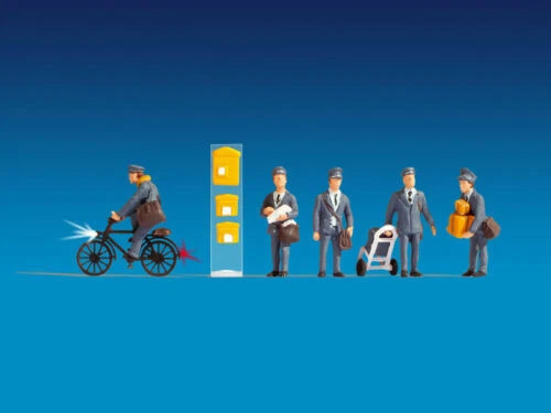 Personaggi e figure Noch per modellismo ferroviario scala H0