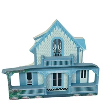 Shelia House Cottage Shelf Sitter Signed Figurine Alice Wonderland Oak Bluffs MA