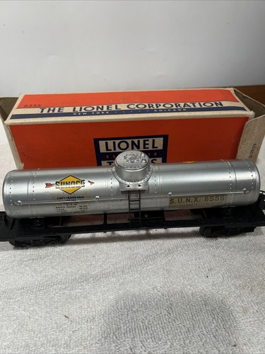 LIONEL POSTWAR 6555 SUNOCO TANK CAR - Picture 23 of 24