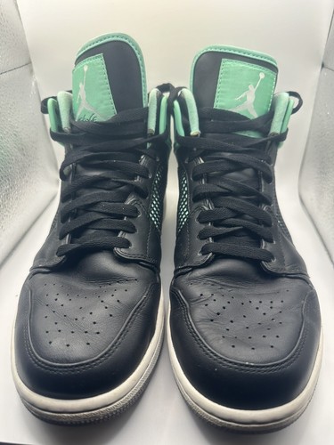 NIKE AIR JORDAN 1 RETRO 89 FLIGHT 2013 "GREEN GLOW" Talla 9 - Imagen 6 de 11