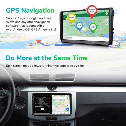 VWA12S 9" Android 13 6+64GB Car Stereo Radio GPS For VW Passat Golf Touran Jetta - Picture 18 of 23