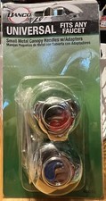 Danco 80016 Universal Small Canopy Faucet Handles in Chrome, Free Shipping New