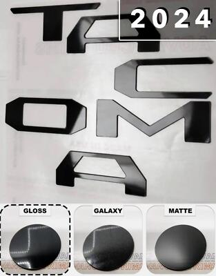 #ad Gloss Black Raised Plastic Letters Inserts fits Toyota Tacoma 2024 2025 Tailgate $25.75