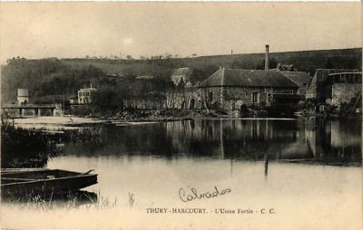 Old postcard Calvados - THURY HARCOURT - L'Usine Fortin (475946)