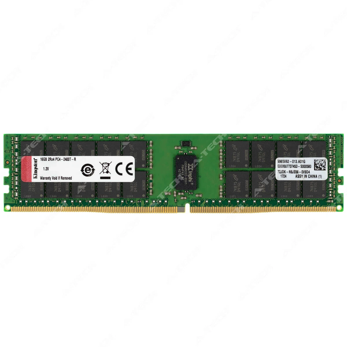 Kingston PC4-19200 (DDR4-2400) Bus Speed Computer RAM 16 GB