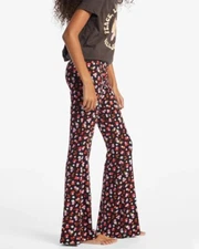 Billabong Kids Girls Youth Tell Me Daisy Floral Flared Soft Stretchy Pants