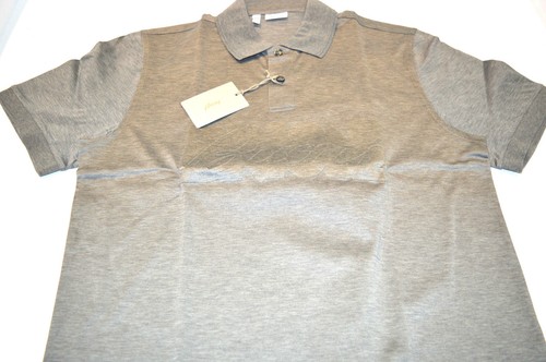 NEW BRIONI Polo Short Sleeve Cotton Size S Us Eu 48 (SpstampB) - Picture 3 of 3