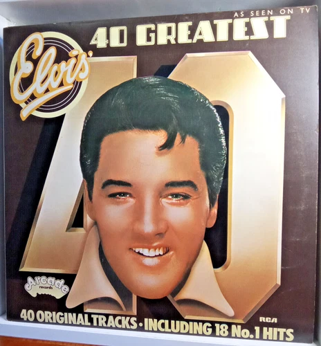 ELVIS PRESLEY - 40 GREATEST THE BEST OF 1974 1st UK Press 2xLP