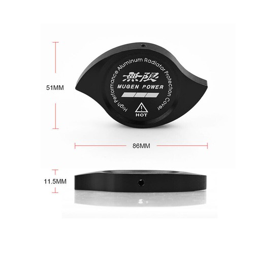 Black Oil Filler Cap+ Radiator Cap+ Oil Dipstick For Honda Acura K24 K Series - Picture 4 of 16