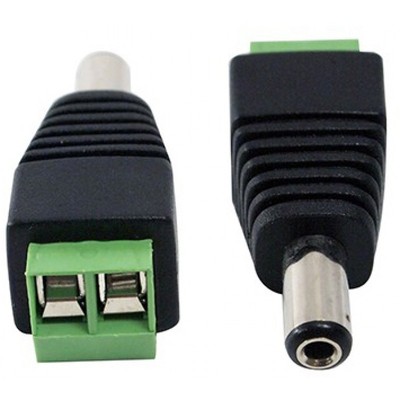  CCTV 12V STROMANSCHLUSS - DC12V Stecker CCTV STECKVERBINDUNG PUSH IN FIT SCHRAUBE