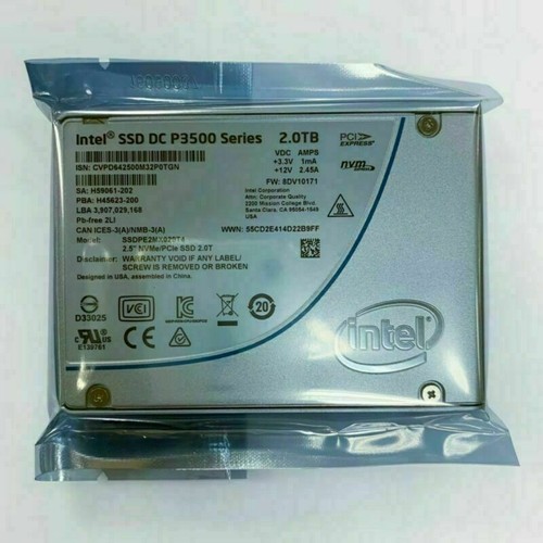 Intel P3500 2TB DC SSD Series MLC PCIE NVMe 2.5" SSD 2.0T SSDPE2MX020T4 VDC - Picture 4 of 9