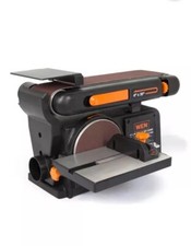 4.3-Amp 4 x 36  Belt and 6  Disc Sander with Cast Iron Base