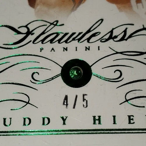 BUDDY HIELD 16-17 IMPECÁVEL VERDE ESMERALDA PARALELO NOVATO RC ENCAPSULADO GUERREIROS 4/5 - Imagem 2 de 3