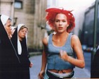 Run Lola Run 1998 Franka Potente In Sleeveless Top Running In Berlin 8x10 photo