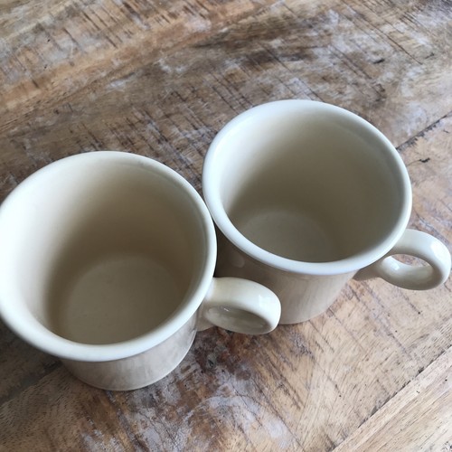 Fiesta Mug O Ring Light Yellow Coffee Cup Yellow Set Of 2 Fiesta Ware - Picture 3 of 4