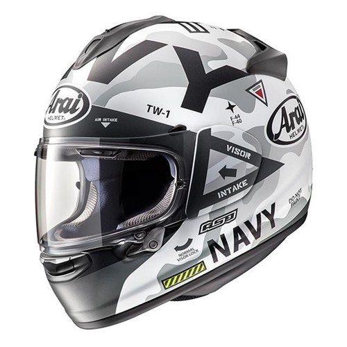 CASCO INTEGRALE ARAI CHASER-X NAVY WHITE AR3160NV IN FIBRA COMPOSITA TAGLIA  XS | eBay