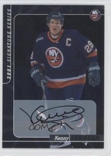 2000-01 ITG Be A Player Signature Series Auto Kenny Jonsson #79 Auto