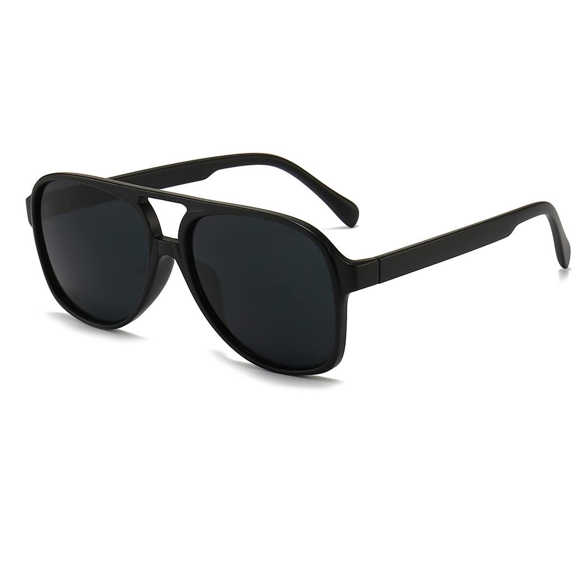 Retro Aviator Polarized Sunglasses for Women and Men Classic Large Frame Vint...