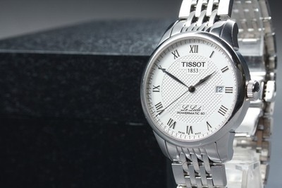 [Exc+5] Tissot T006407B Le Locle Powermatic 80 Auto Roman Silver Herrenuhr