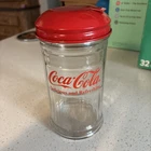 Vintage Coca-Cola Restaurant Sugar Dispenser Red Lid 1992