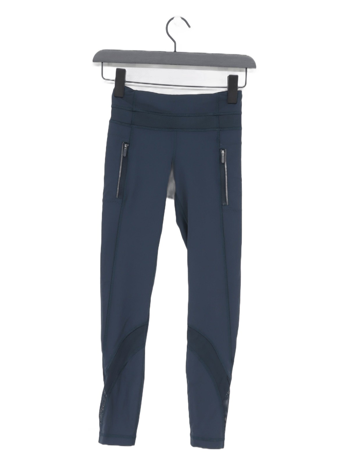 ALTRA Leggings donna Lululemon UK 4 blu 100% altri ritagliati