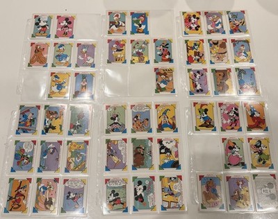 1991 Impel Disney FAMILY PORTRAITS 48 CARDS MICKEY AND MINNIE CHRISTMAS MINT