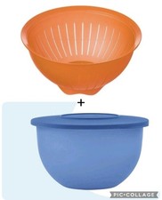 Tupperware Junge Welle 4,3 l Schüssel + Sieb NEU 