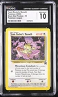 CGC 10 GEM MINT Team Rocket's Meowth 18 Wotc Black Star Promo Pokemon Card