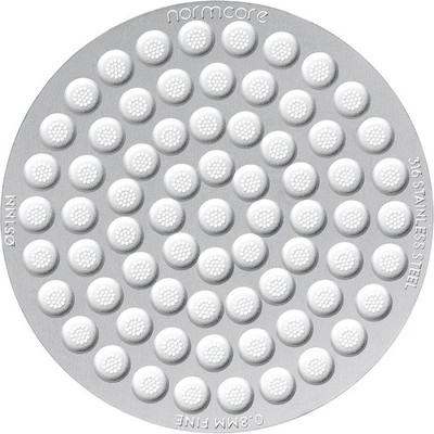 Normcore 51mm Puck Screen, 0.8mm Thickness, Lower Shower x 0.8mm, Silver