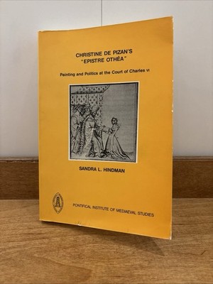 Christine de Pizan's Epistre Othea Sandra Hindman 1986 SC Vtg Mediaeval Studies