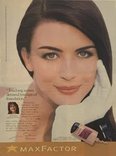 1998 Max Factor Lasting Performance Foundation PRINT AD Makeup Cosmetics VTG 90s