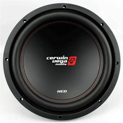 New! Cerwin-Vega XED12V2 1000 Watt 12'' Inches Single 4 Ohm Car Audio Subwoofers