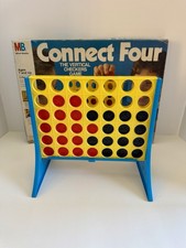 Vintage 1990 Connect Four Game Milton Bradley MB Complete w Box
