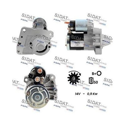 Starter Sidat S12MH0076A2 für Bmw Citroën Mitsubishi Peugeot Citroën/peugeot
