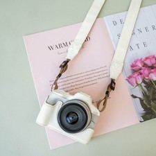 For Canon EOS R50 R100 Camera Bag Protection Dock Case Base Leather Cover Shell