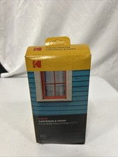 PHC-80 Kodak Cartridge And 80 Sheets For Kodak Printer Dock New in Open Box