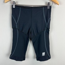 CEP Compression Base Shorts Mens III Medium Black Stretch Drawstring Activewear