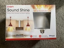 Ion Sound Shine Wireless Stereo Speakers 2 with Built-in Lighting NEW SEALED