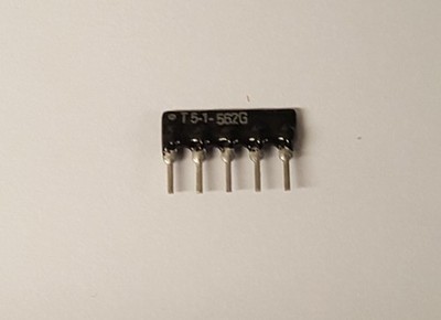 Widerstandsnetzwerk 5 Pins / 4 Widerstände (Wert, Toleranz und Menge wählbar)