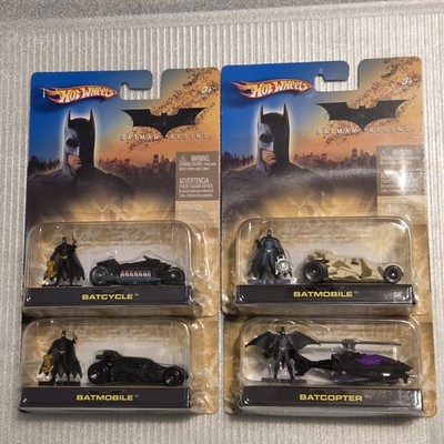 Lot Of 4 Hot Wheels Batman Begins 1:64 Batmobile 2005 Mattel