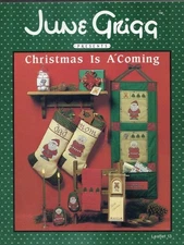 VTG!OOP!CHRISTMAS IS A' COMING JUNE GRIGG/DESIGNS INC CROSS STITCH