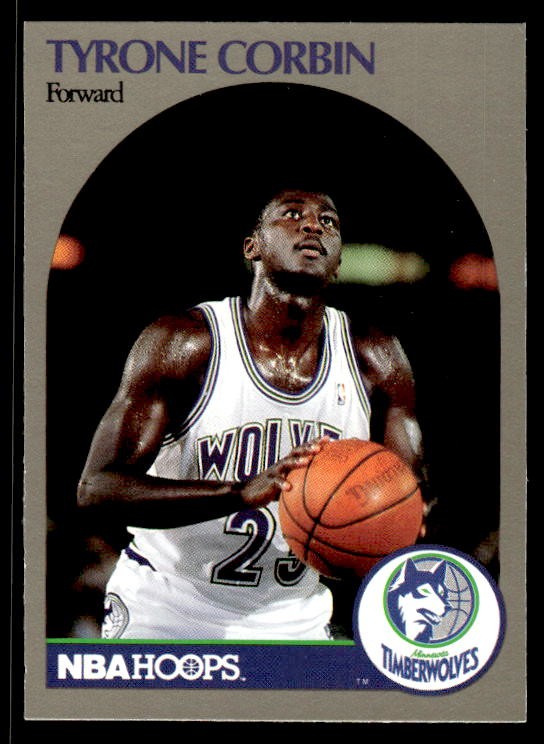 Tyrone Corbin 1991 Hoops 100 Superstars #59 Minnesota Timberwolves ESE