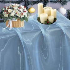 Pack of 10 Yard Sheer Organza Fabric for Wedding Party Home Event Banquet Dec...