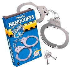 - Police Role Play Kids Toy Handcuffs with Keys for Kids, Fake Pretend Play M...