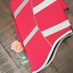 Kuoser Dog Life Jacket XL Red Neoprene Reflective Quick-Release Buckle 075JSY