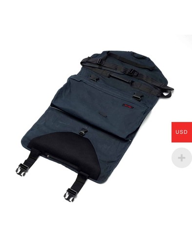 Borsa Tuta Abbigliamento Henty CoPilot Messenger Tela (Edizione Limitata) Bagaglio Nero - Foto 2 di 8