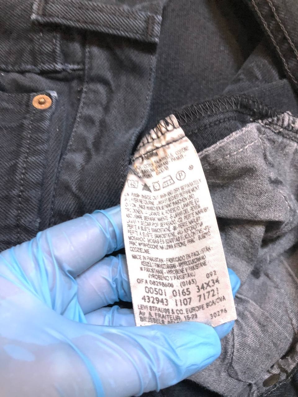 Vintage Levi’s Rare Jeans 34X34 Faded Denim thumbnail 12