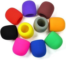 ANBANA  10 Pack Colors Handheld Stage Microphone Windscreen Foam Mic Cover
