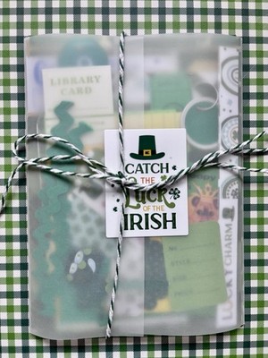 St Patrick s Day Green Ephemera Pack Scrapbook Junk Journal 30 Plus