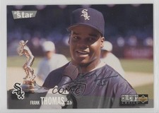 1996 Collector's Choice All-Star Silver Foil Signature Frank Thomas #90 HOF 0u2j